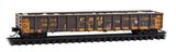 N MICRO-TRAINS 52'6" GREENVILLE 2494 MILL GONDOLA WEATHERED RAILGON