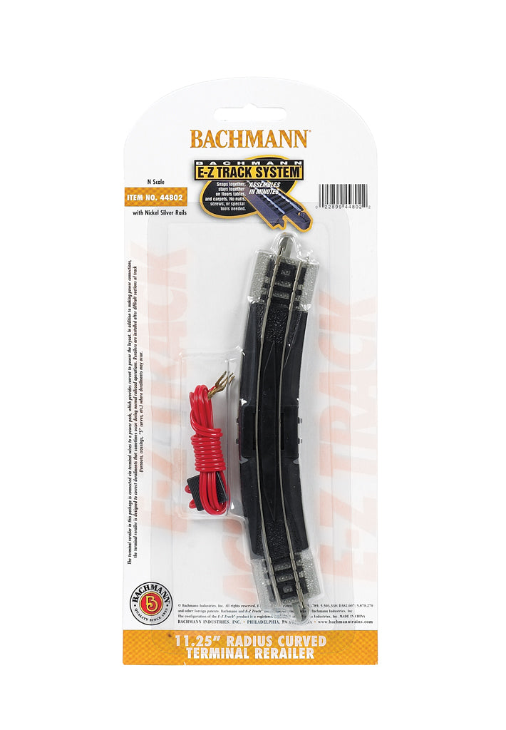 Bachmann (N Scale) 44802 | 11.25" Radius Terminal Rerailer with Wire - B360 Hobbies