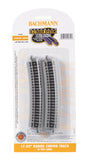 Bachmann (N Scale) 44855 | 17.50" Radius Curved Track - B360 Hobbies