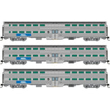 Rapido (N Scale) | Budd Gallery Commuter Cars | Metra - BNSF - B360 Hobbies