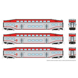 Rapido (N Scale) | Bilevel Commuter Cars | CalTrain - B360 Hobbies