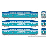 Rapido (N Scale) | Bilevel Commuter Cars | Coaster - B360 Hobbies