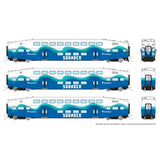 Rapido (N Scale) | Bilevel Commuter Cars | Sounder - B360 Hobbies