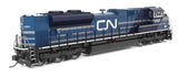 Broadway Limited (N) 9962 | EMD SD70ACe | CN 8101, Blue & White, Paragon4 Sound