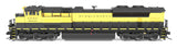 Broadway Limited (N) 9977 | EMD SD70ACe |  NYSW 4064, Black and Yellow | Paragon 4 Sound