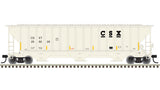 Atlas N Trainman | Thrall 4750 Covered Hopper | CSX w/conspic stripes