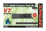KATO N Scale Unitrack 20866 | V7 Electric Double Track Crossing Set