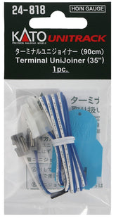 KATO Unitrack 24818 | Terminal UniJoiner (35") - 1 pc.