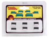 WOODLAND SCENIC N Scale A2181 | Park Bences