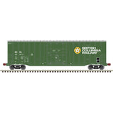 Atlas N Master | NSC 50' Plug Door Box Car | British Columbia Railway