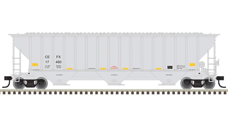 Atlas N Trainman | Thrall 4750 Covered Hopper | CIT Group (Gray)