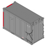 Atlas N Trainman | 20' High-Cube MSW Containers | AWIU