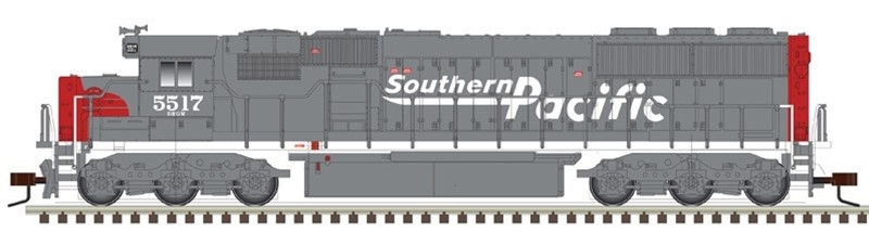 Atlas Master N Silver SD-50 Southern Pacific #5504 (no ditch lights)