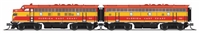 BROADWAY LIMITED N Scale 6833 | EMD F3 A/B | FEC 503/552, Red & Yellow | Paragon4 Sound/DC/DCC