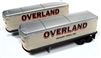 Mini Metals N Scale 51180 | 40'/50's Aero Van Trailers | Overland Freight Lines