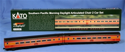 KATO N Scale 1066310 | Southern Pacific Lines "Morning Daylight" 2-Car Set