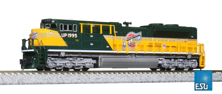 KATO N EMD SD70ACe - Union Pacific (C&NW Heritage) #1995 W/ DCC Sound