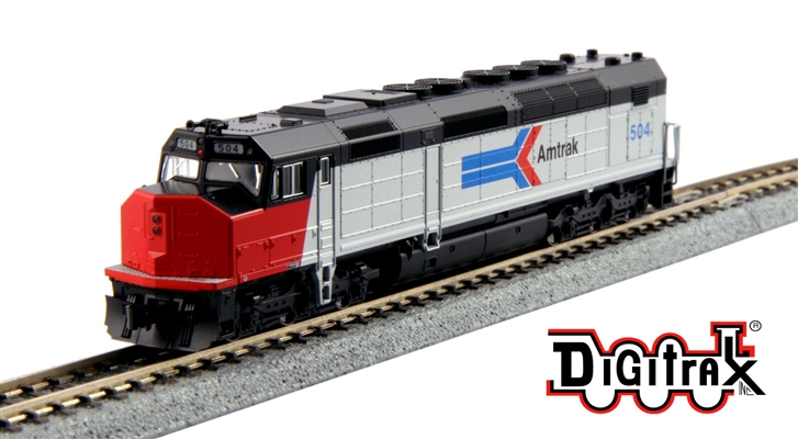 KATO N EMD SDP40F Type IVb, Amtrak #501 W/ Digitrax DCC