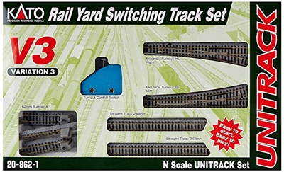 Kato N Scale V3 Rail Yard Switching Set