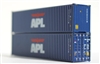 JTC N Scale 405003 |  APL 40' HIGH CUBE containers with Magnetic system