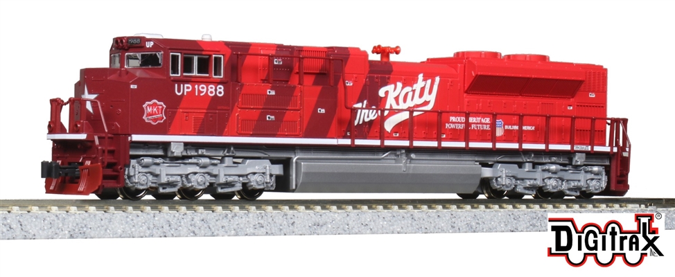 KATO N Scale 1768409D | EMD SD70ACe | Union Pacific (MKT Heritage) #1988 | Digitrax DN163K1C Decoder