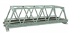 KATO N Scale Unitrack 20439 | 248mm (9 3/4") Double Track Truss Bridge, Light Green