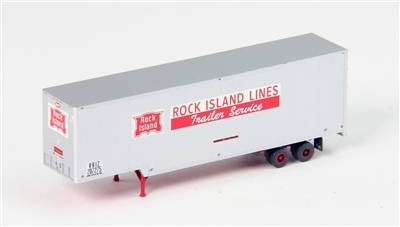 Trainworx N 40' Drop Frame Trailer - Rock Island #207275