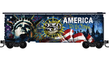 N MICRO-TRAINS 40' STANDARD BOX CAR LIBERTY 250