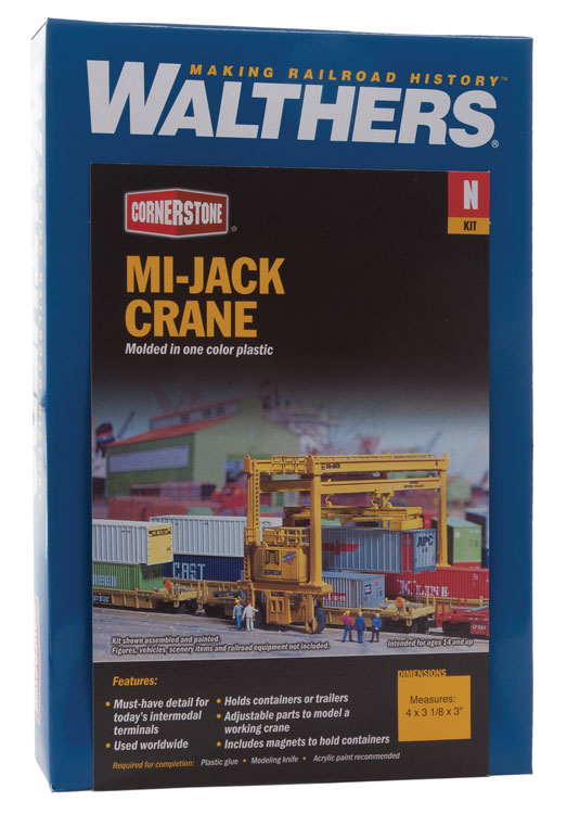 Walthers Cornerstone N  | 933-3222 Mi-Jack TL-1000 Container Crane Kit