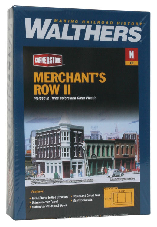 Walthers Cornerstone N  | 933-3224 Merchant's Row II Kit