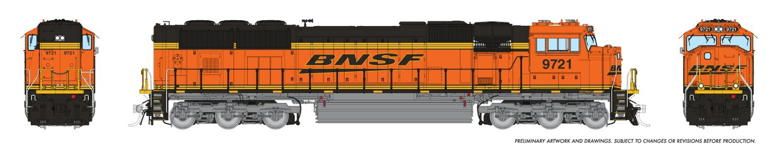 Rapido HO Scale | EMD SD70MACe | BNSF