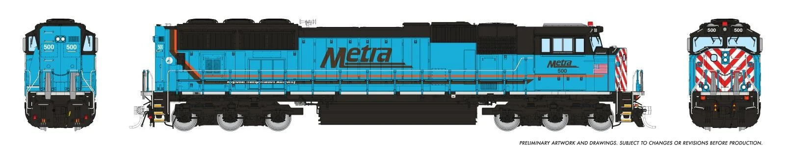 Rapido N Scale | EMD SD70MACH | Metra