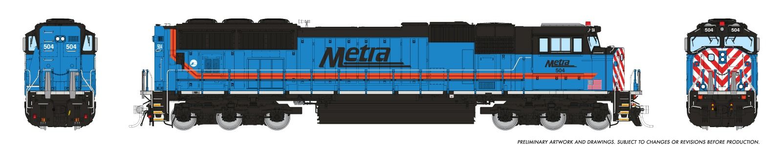 Rapido N Scale | EMD SD70MACH | Metra