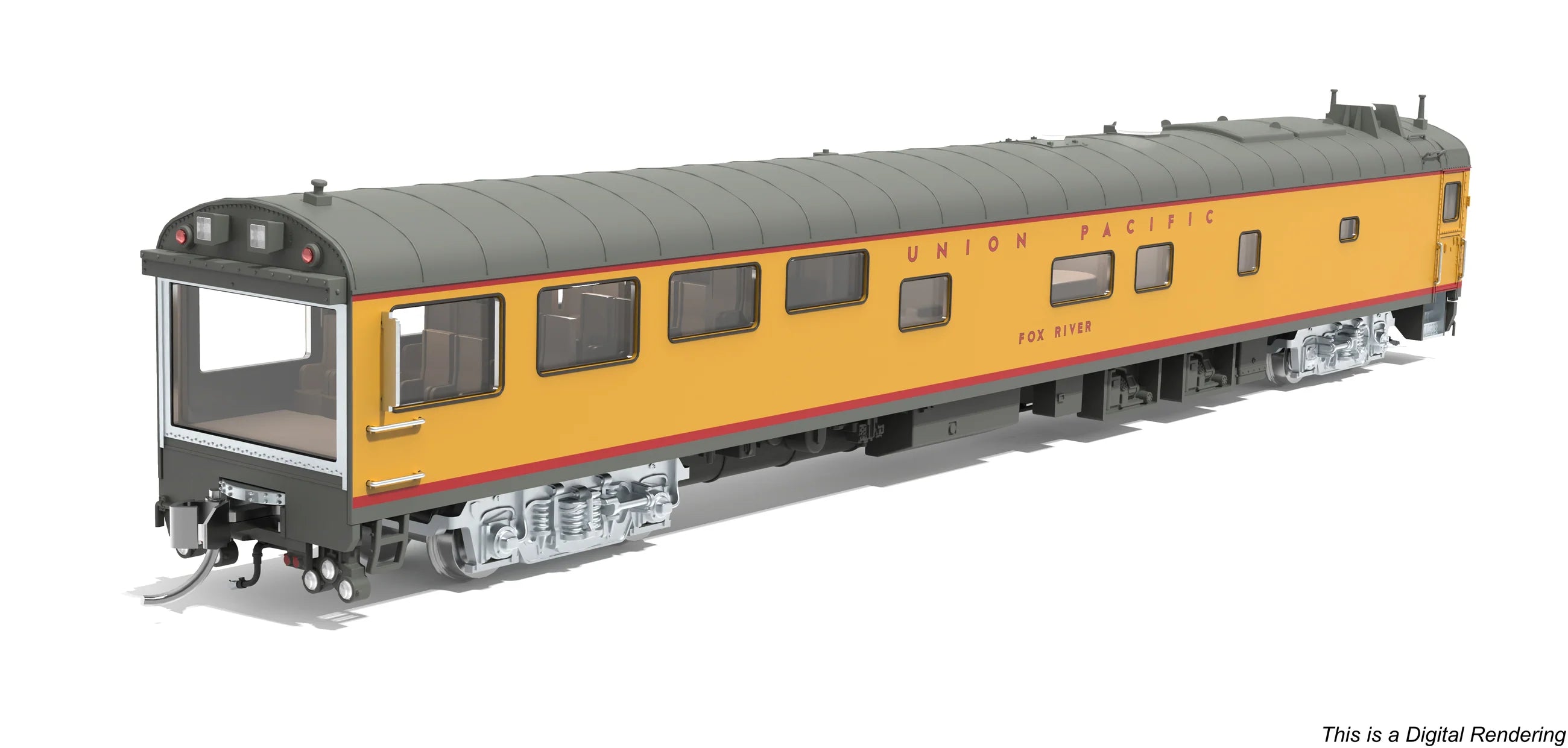 BROADWAY LIMITED (N Scale) | Track Inspection Car, "Fox River" | Union Pacific