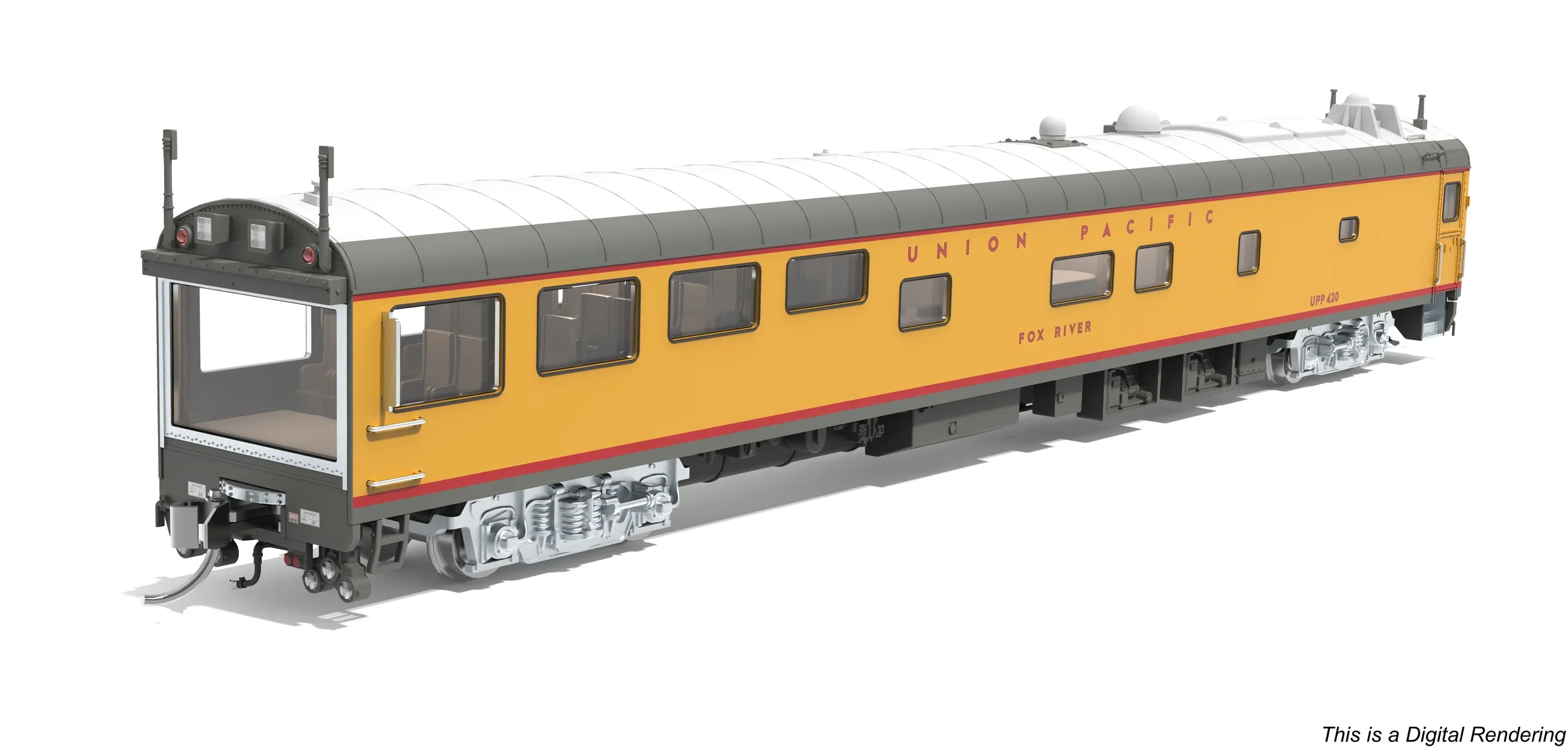 BROADWAY LIMITED (N Scale) | Track Inspection Car, "Fox River" | Union Pacific