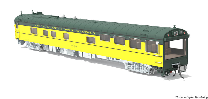 BROADWAY LIMITED (N Scale) | Track Inspection Car, "Fox River" | Chicago & North Western