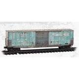 Micro-Trains N Scale  | 50' Single Door Box Car (Weathered) | Pittsburgh & Lake Erie #23841