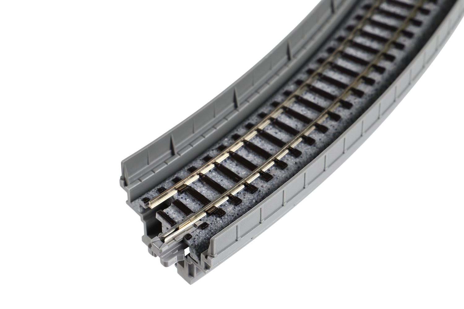 Kato N Scale Unitrack 20510 | Single Viaduct Curved R282- 45d (2 ea)