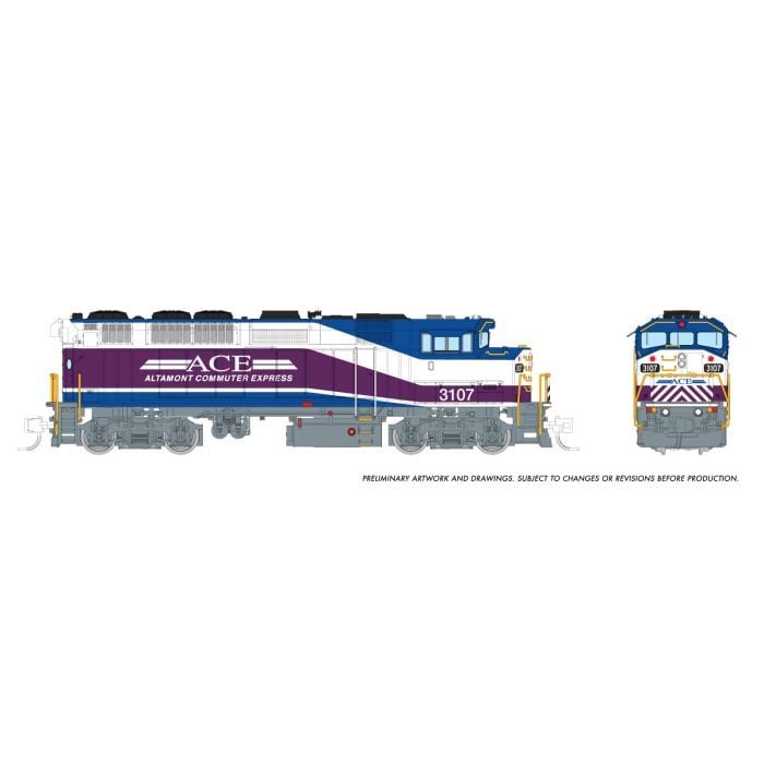Rapido (N Scale) | GMDD F59PH | Altamont Corridor Express - B360 Hobbies