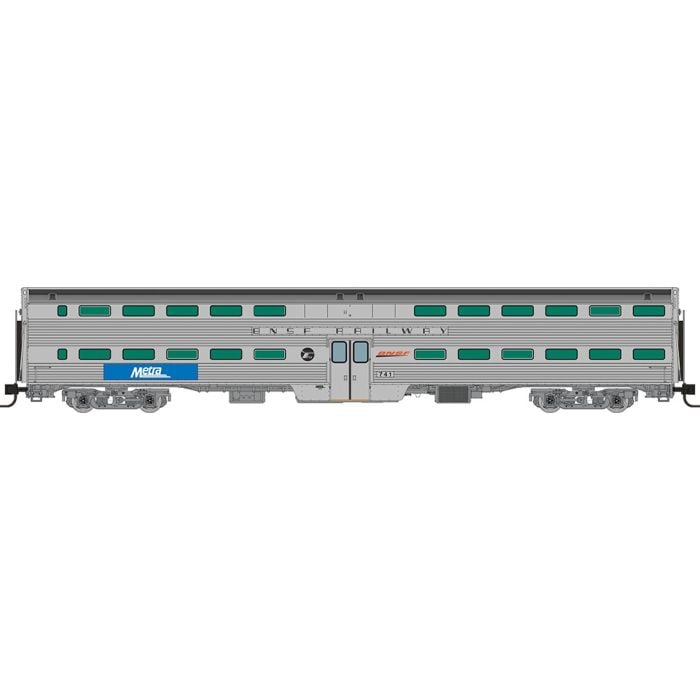 Rapido (N Scale) | Budd Gallery Commuter Cars | Metra - BNSF Swoosh - B360 Hobbies