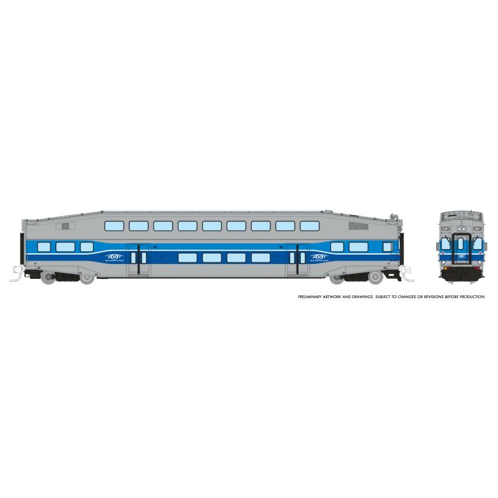 Rapido (N Scale) | Bilevel Commuter Cars | AMT Montreal - B360 Hobbies