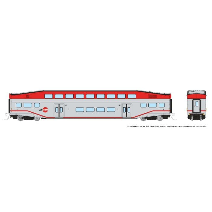 Rapido (N Scale) | Bilevel Commuter Cars | CalTrain - B360 Hobbies