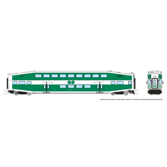Rapido (N Scale) | Bilevel Commuter Cars | GO/Metrolinx - B360 Hobbies