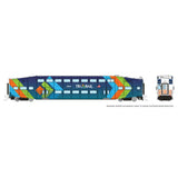Rapido (N Scale) | Bilevel Commuter Cars | TriRail - Dark Blue - B360 Hobbies