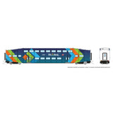 Rapido (N Scale) | Bilevel Commuter Cars | TriRail - Dark Blue - B360 Hobbies