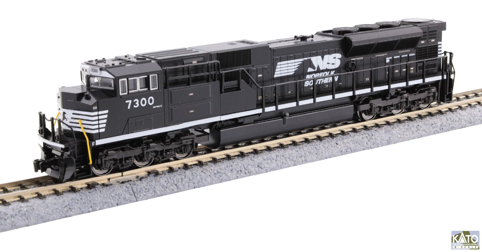Kato N Scale 1768560 | EMD SD70ACU | Norfolk Southern #7300