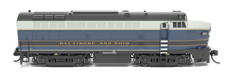 Broadway Limited (N Scale) | PRR Sharknose, RF-16 | Baltimore and Ohio Railroad (B&O) - As Delivered - B360 Hobbies