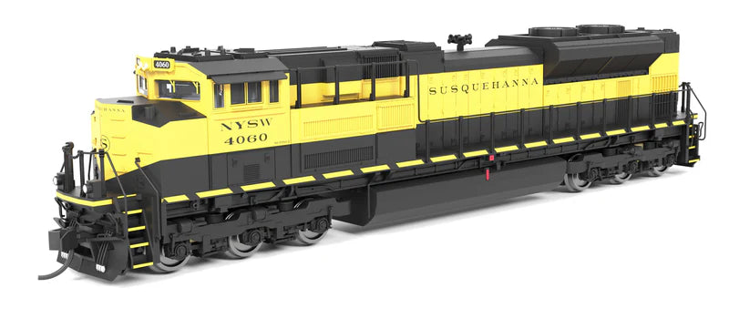 Broadway Limited (N) 9979 | EMD SD70ACe | NYSW 4064, Black and Yellow | Stealth (No-Sound)