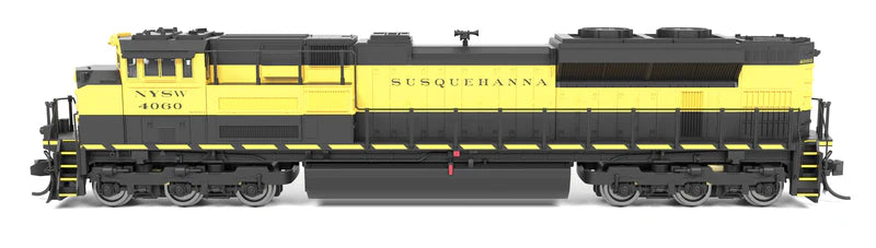 Broadway Limited (N) 9977 | EMD SD70ACe |  NYSW 4064, Black and Yellow | Paragon 4 Sound