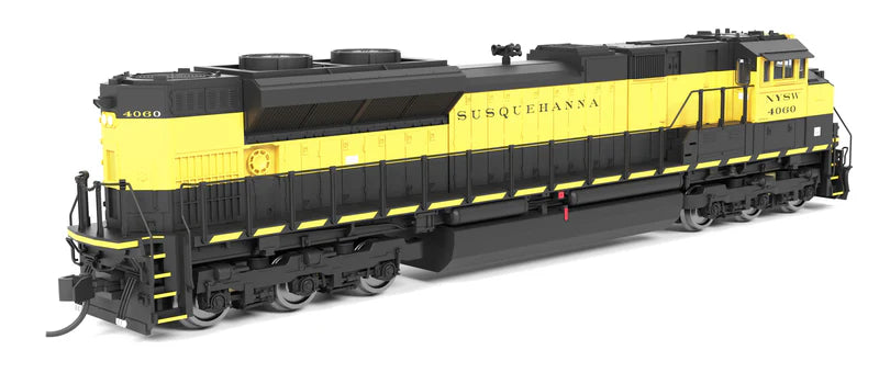 Broadway Limited (N) 9977 | EMD SD70ACe |  NYSW 4064, Black and Yellow | Paragon 4 Sound